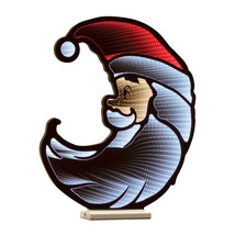 Santa Half Moon Ekkolight 23&quot;H - $103.74