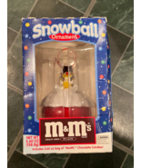 M&amp;M&#39;s Brand Snowball Ornament w/Red &amp; Yellow NO M&amp;M PACKS Pre-Owned/Open... - $277.13 MXN