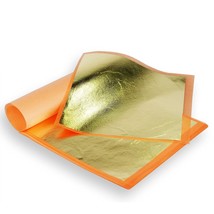 : Imitation Gold Leaf Sheets [25 Sheets, Transfer Leaf, 5.5 Inch] - Aka ... - $32.99