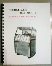 Wurlitzer Model 2150 Jukebox Manual    - £27.11 GBP