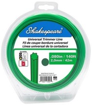 Shakespeare 17253 Universal Geared Trimmer Line 0.08 Inch x 140ft Nylon Green - £18.48 GBP