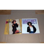 Whitney Houston Two 45 RPM Singles lot Where Do Broken Hearts Go So Emot... - $7.92