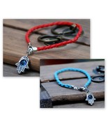 KABBALAH RED or BLUE STRING BRACELET Good Luck Evil Eye Hamsa Hand Prote... - $9.52 CAD