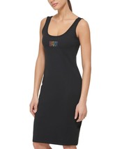 MSRP $60 Dkny Sport Pride Logo Tank Dress Black Size Large - $24.94