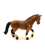 Schleich Chestnut Brown With White Socks &amp; Braids Horse Figure - $13.58 CAD