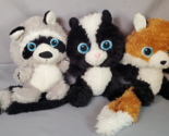 Goffa Plush Wildflife Animals Fox Raccoon Skunk 10&quot; Stuffed Animals Lot ... - $16.78