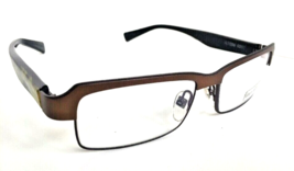 New ALAIN MIKLI AL 10560201 55mm Large Bronze Eyeglasses Frame France - £215.35 GBP