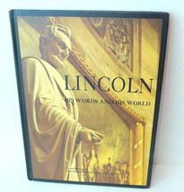 Lincoln: His Words and His World Hardcover 1965 From DAV PHOTOS to SEE - £10.02 GBP
