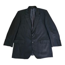 Vintage Brooks Brothers Navy Pinstripe Blazer 42R/36W Made in USA Union Made - £31.17 GBP