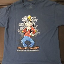 Walt Disney World Disney Parks Goofy Raised Graphic Adult 2XL Cotton T-S... - $18.80