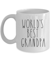 World&#39;s Best Grandpa Coffee Mug Father&#39;s Day Christmas Mugs Ceramic Gift For Dad - £12.61 GBP+