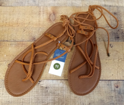 Women&#39;s Tegan Braided Lace-up Sandals - Universal Thread - Size US 11.0 - $12.29