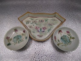 Jianding Wax Stamp Hallmark~salt dishes and extra tray - £35.20 GBP