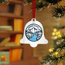 Metal Christmas Ornaments, Custom Printed, Scratch Resistant, Choose Shape, Holi - £10.70 GBP