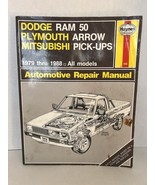 HAYNES REPAIR SHOP SERVICE MANUAL - 1979-1988 DODGE RAM 50 / ARROW &amp; MIT... - $16.99
