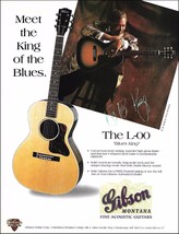 B.B. King 1999 Gibson Montana Blues King L-00 acoustic guitar advertisement ad - £3.23 GBP