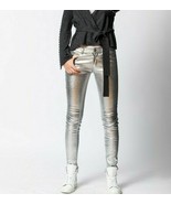 ZADIG &amp; VOLTAIRE Phlame Silver Pants $998  WORLDWIDE SHIPPING - £392.52 GBP