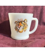 Anchor Hocking Fire King TIGER Coffee Tea Mug Cup Milk Glass ESSO EXXON ... - $139.83 MXN