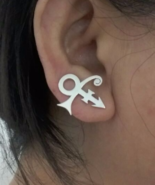 Earring - Climbers (Single) - Standard - Love - Tribute Symbol - 925 Silver - £37.85 GBP