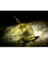 HIDDEN GRIMOIRE WEALTH MAGICK Golden Labradorite in Gold izida haunted n... - £238.66 GBP