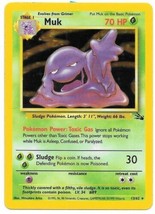 Pokémon Muk 13/62 Fossil Hologram Game Card 1999 Wizards NEW UNPLAYED - £4.73 GBP