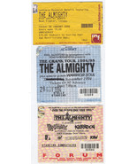 THE ALMIGHTY 3 TICKET STUBS 1994 BRIXTON ACADEMY 2006 LONDON 1993 FORUM ... - €17,07 EUR