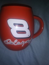Dale Earnhardt Jr Signature #8 NASCAR Red Coffee Mug 20 oz - £7.73 GBP