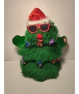 Vintage 1990s Hug Fun Singing Christmas Tree &quot;Rocking Around the Christm... - $353.64 MXN