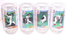 St Louis Cardinals McDonlds Collector Glasses MLB Baseball Vintage Lot of 4 - £62.87 GBP