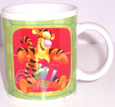  Disney Winnie Pooh Piglet Tigger Coffee Mug Cup Green - £11.77 GBP