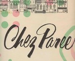 Chez Paree Menu Fairbanks Court Chicago Illinois 1950&#39;s - £101.29 GBP