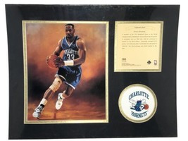 Alonzo Mourning Charlotte Hornets ‘95 Matted Kelly Russell Lithograph Print - £11.88 GBP