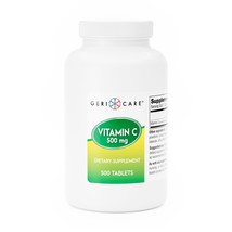 Vitamin C 500 mg Tablet Geri-Care Dietary Vitamin Supplement Adult 500 C... - $28.41
