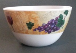 WINE theme DIP BOWL Snack Appetizer Candy Dish Grapes NEW