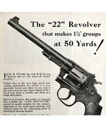 Smith And Wesson 22 Revolver Advertisement 1927 Firearms Gun Art #1 LGBinAd - $729.90 MXN
