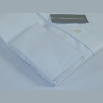 Men's Tuxedo Shirt Christopher Lena 100% Cotton Wrinkle Free C507KS0F White Wing image 4