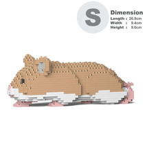 Hamster Sculptures (JEKCA Lego Brick) DIY Kit - £49.36 GBP