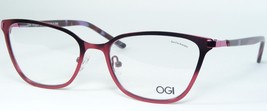 OGI EVOLUTION 4315 1884 BURGUNDY /FUCHSIA /PURPLE EYEGLASSES 54-18-140mm... - $2,219.41 MXN