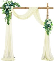 Partisky Wedding Arch Draping Fabric, 1 Panel 6 Yards, 1 Panel ) 6 Yards/18Ft - £33.17 GBP