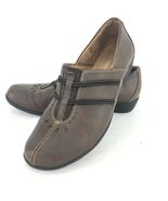 Naturalizer Nasan Women Leather Size 8 Brown Slip On Loafer Shoe Low Heel - $550.13 MXN