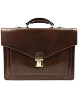 Classic Design Leather Briefcase - The Magus - £208.81 GBP