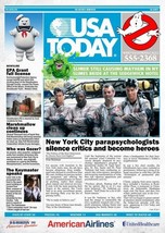 1984 Ghostbusters USA Today Poster Print Venkman Egon Ray Winston Stay Puft  - £2.39 GBP