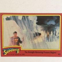 Superman II 2 Trading Card #43 Christopher Reeve - $1.97