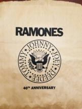 RAMONES 40th Anniversary Johnny, Joey, Tommy, Deedee Promo Shopping Bag, New - £7.82 GBP