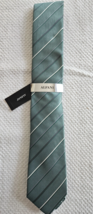 ALFANI Men&#39;s Tie Belwood Stripe Mint NWT MSRP $55.00 - $14.80