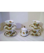 Vintage Norleans Holly Berry Cup/Saucer/ &amp; Sugar Dish - £11.25 GBP