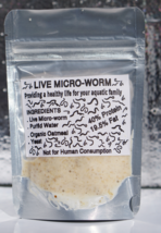 BUY 2 GET 1 FREE Live Micro worm Starter Culture Guppy Betta killfish food - £8.92 GBP+