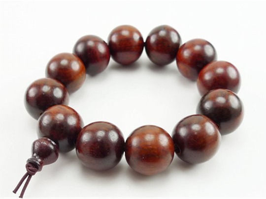Huge Tibetan 13 18mm Rosewood Yoga Meditation Prayer Beads Mala Bracelet... - $7.15