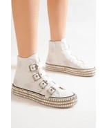 Beast Fashion Multi-Buckle Straps Studded Platform Sneakers - $44.61