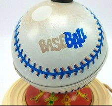 Vintage Midcentury Underwriters Laboratories Child Baseball Desk Lamp Ta... - $22.39